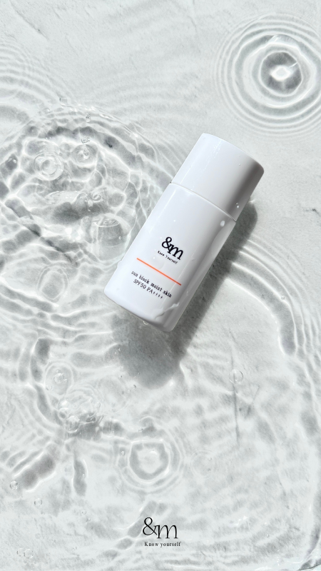 sun block moist skin