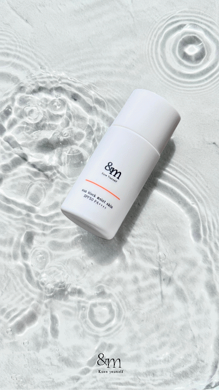 sun block moist skin